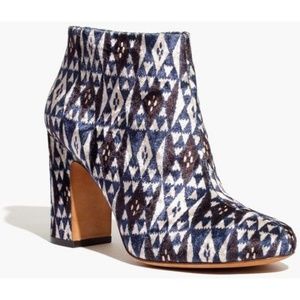 NWB Madewell Nealy Velvet Boot Size 6.5